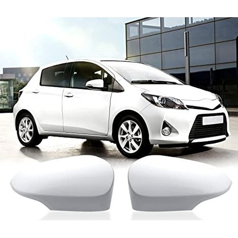 1 Paar Auto-rückspiegelkappen Für Toyota Yaris 2012-2019 (weiß)