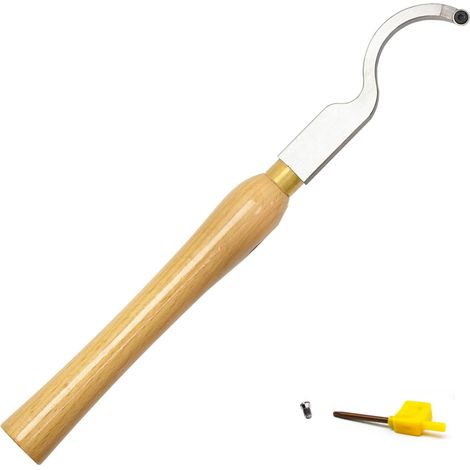 Ci5 8,9 Mm Gebogenes Wolfram-schnitzwerkzeug Für Die Holzbearbeitung, Rotationsmeißel, Diy-drechselwerkzeug