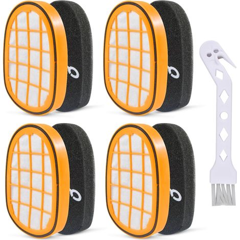 4er-pack Schaumstoff-staubsaugerfilter, Staubsaugerzubehör, Universal-ersatzfilter.