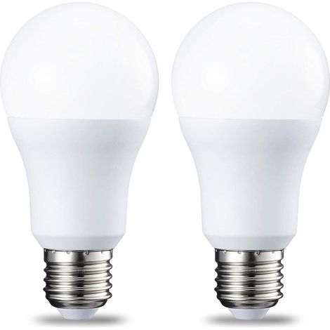 2er-pack E27 5w, 5000k (weiß) Led-lampen Mit Schraubsockel. Nicht Dimmbar.
