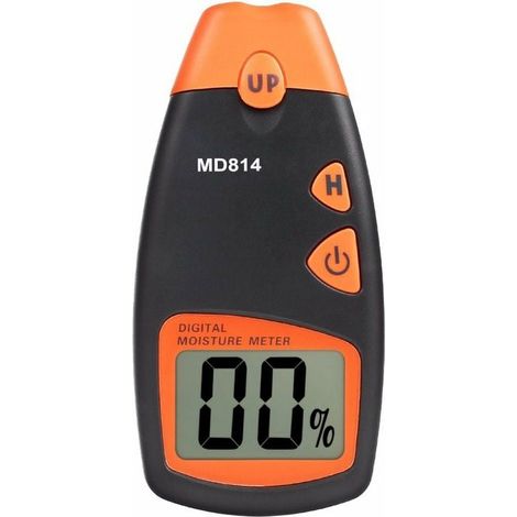 Tragbares, Digitales Holzfeuchtemessgerät Mit 2 Messspitzen, Hochauflösendem Lcd-display, 2 Ersatzmessspitzen Und Einer 9-v-batterie (beides Im Lieferumfang Enthalten). Messbereich: 5–40 %, Genauigkei
