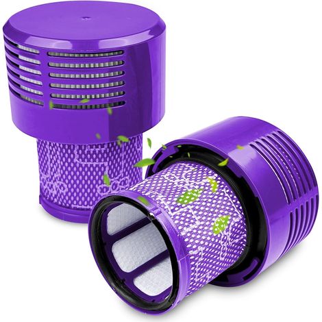 2er-pack Kompatible Filter Für V10, Staubsaugerfilter-zubehör, Waschbarer Ersatz Für Zyklon-staubsauger, Kompatibel Mit Total Clean, Waschbarer Ersatz.