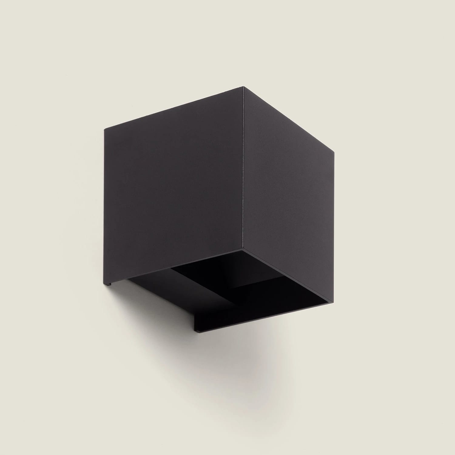 Led Außenwandleuchte 6w Aluminium Doppelbeleuchtung Eros 2700k - 3200k - 4000k Schwarz Wählbar (warm-neutral)