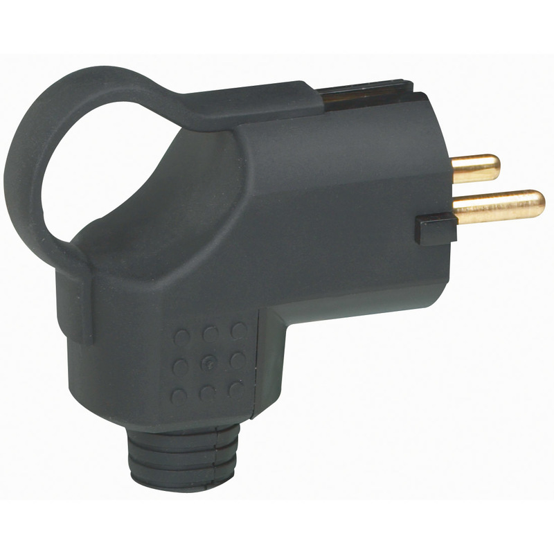 Fiche Mâle 2p+t Legrand Connecteur Électrique Robuste Avec Anneau - Legrand