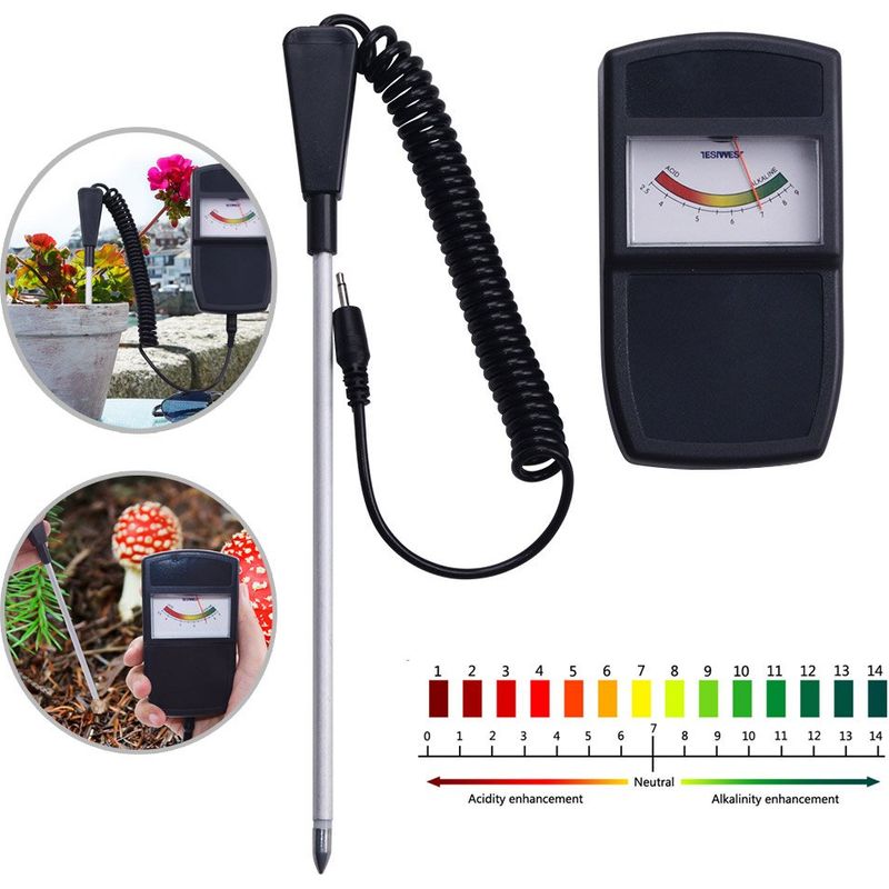 Ph-meter Mit Nadel Für Den Boden – Batterieloser Ph-tester – Genaue Messungen In 5-10 Sekunden – Leicht Und Tragbar Für Den Innen- Und Außenbereich