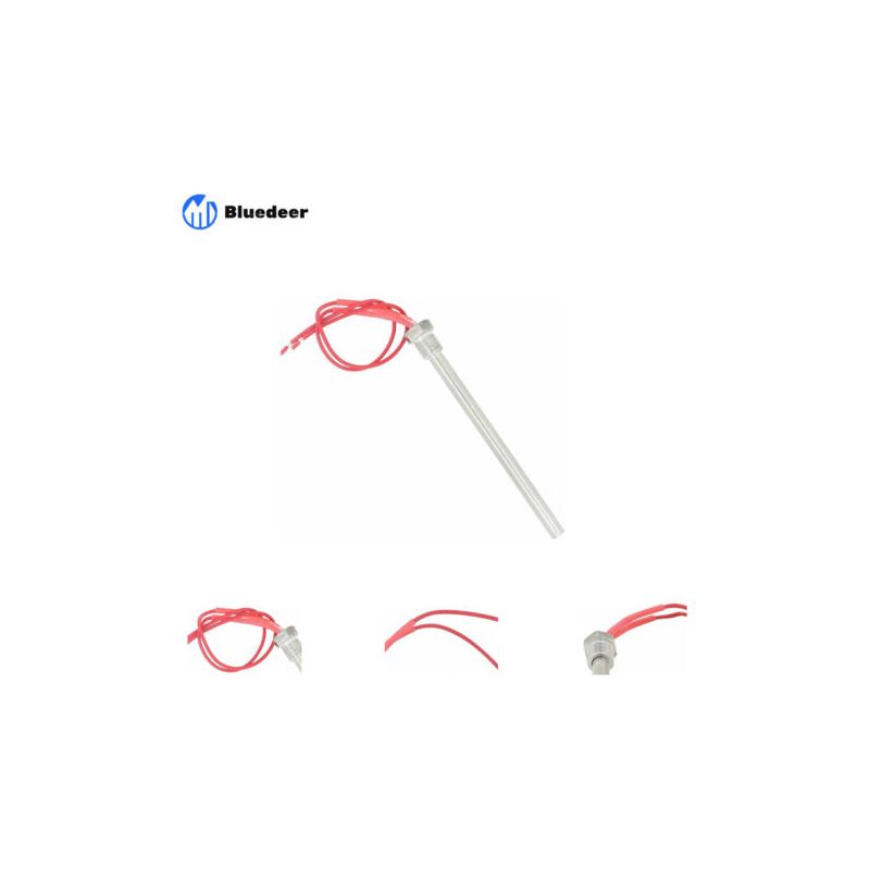 220-v-300-w-zündstecker Für Pelletöfen – Länge 150 Mm – Gewinde M16 X 1,5 Mm – Kompatibel Mit Pelletheizsystemen