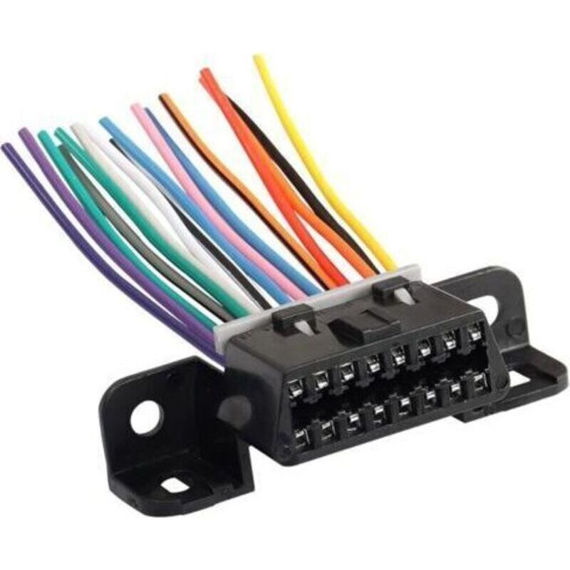 Verlängerungskabel Mit 16-poligem 16-pin-obd2-stecker, Obd2-kabelstecker, Tischstecker, Elektronisches Verbindungskabel Für Kraftfahrzeuge, Farbe Für Kfz-diagnose – 1 Stück