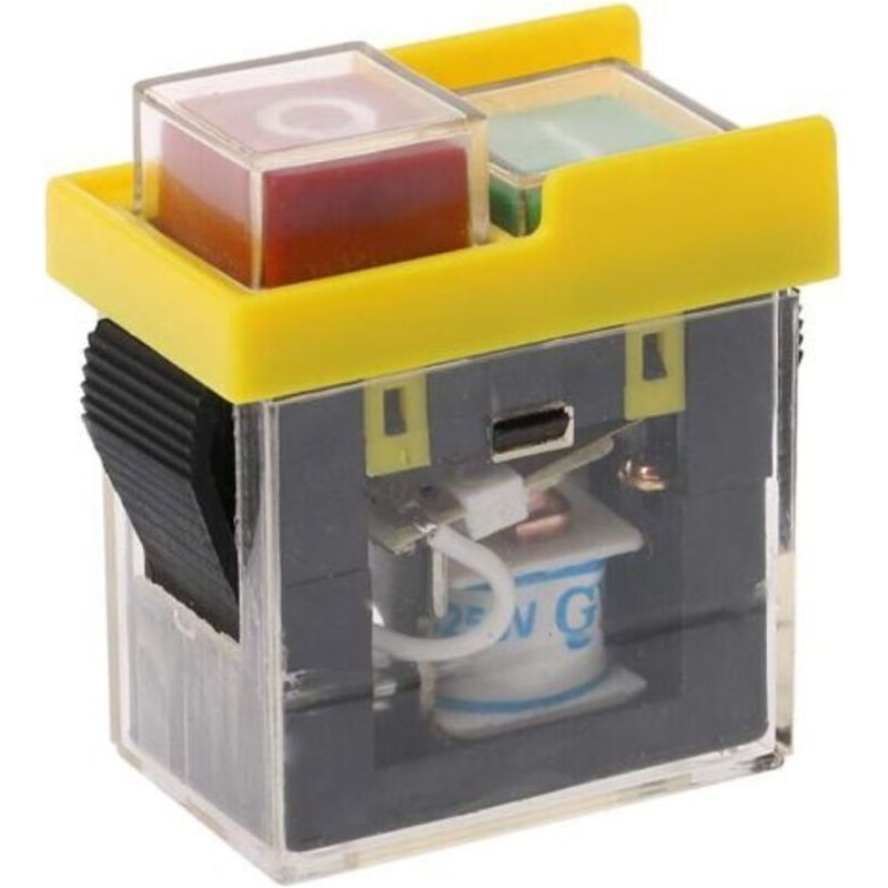 Wasserdichter Elektromagnetischer Schalter (250 V) – Schutzart Ip54 – Nennstrom 6 A – Selbstverriegelungsmechanismus Für Mehr Sicherheit – Kjd20