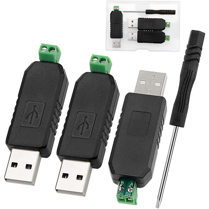 3-teiliger Usb-zu-rs485-konverteradapter, Ch340 Usb-zu-rs485-konverteradaptermodul, Unterstützt Windows 7, Xp, Vista, Linux Und Mac Os