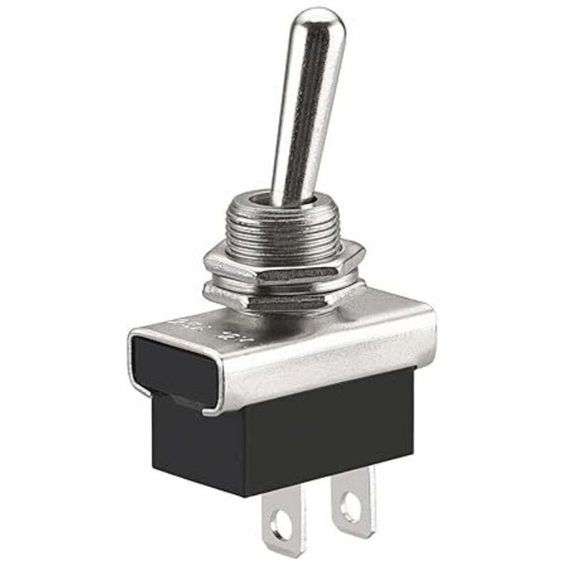Ahlsen Metall-kippschalter, Kn3d-101, 12 V 25 A, Ein/aus, 2 Positionen, 2 Pins, Für Kfz-armaturenbrettbeleuchtung
