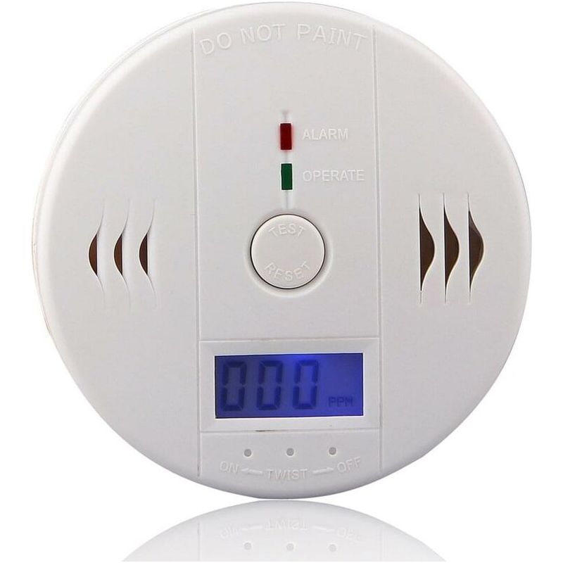 85 Db Elektrochemischer Kohlenmonoxidmelder – Wand- Oder Flächenmontage – Led-anzeige – Für Beengte Räume