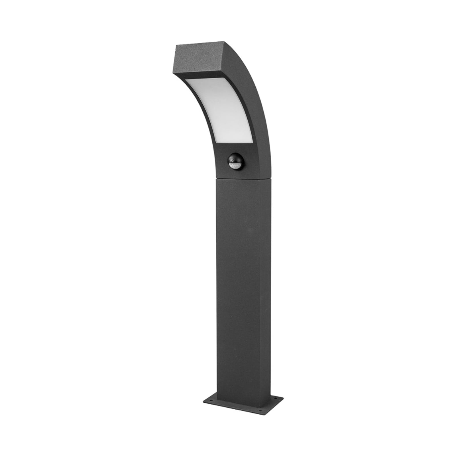 [gebraucht] B-ware Lucande Led Sockelleuchte Lennik Außenleuchte Mit Bewegungsmelder Anthrazit 60cm