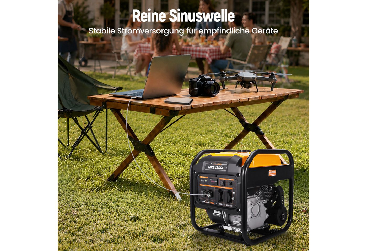3800w Stromerzeuger Inverter Benzin Tragbar Notstromaggregat For Stromversorgung Bild 4