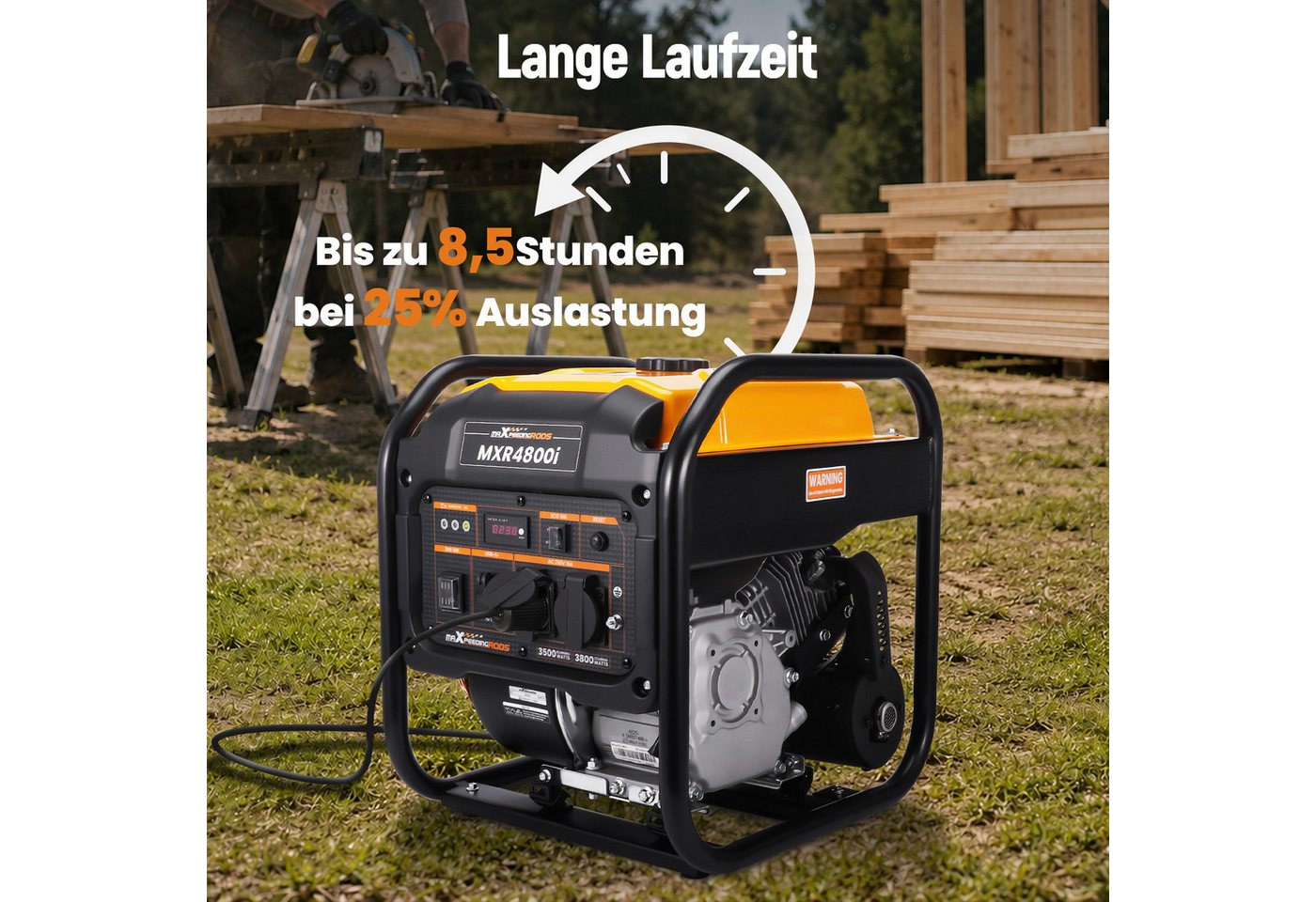 3800w Stromerzeuger Inverter Benzin Tragbar Notstromaggregat For Stromversorgung Bild 5
