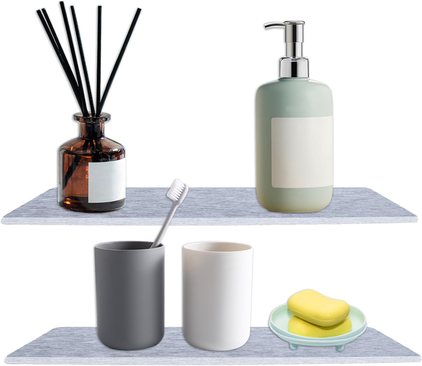 2-teiliges, Wasserabsorbierendes Steinwaschbecken-set, Saugfähiges Steinwaschbecken-set, Seifenschale Aus Diatomit, Wasserabsorbierende Abtropfmatte Aus Diatomit Für Bad, Küche, Tassen