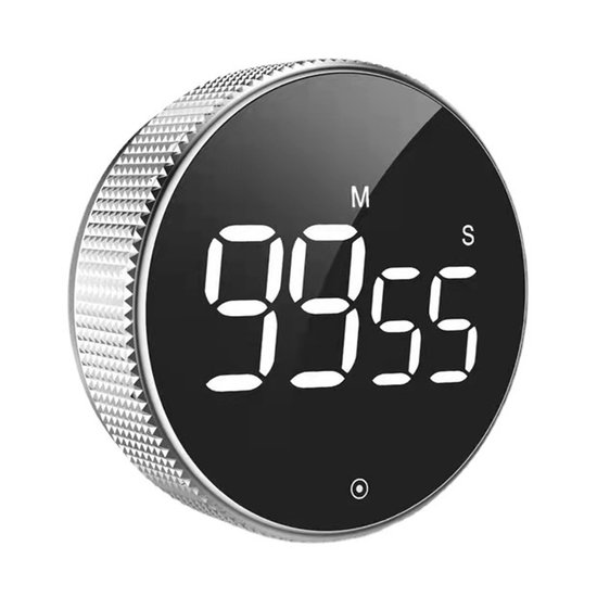 Digitaler Küchentimer Großes Led-display Einstellbare Lautstärke Magnetverschluss Countdown-stoppuhr Zum Kochen Backen Für Senioren Und Kinder 8 2 Cm