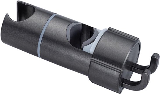 Duschkopfhalterung – Kein Bohren Erforderlich – Verstellbarer Durchmesser 20–25 Mm – Mit Haken, Integrierte Dichtung Schützt Die Duschstange – Silber