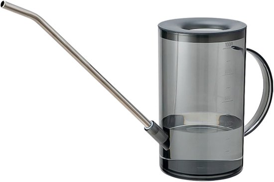 Gießkanne Für Zimmerpflanzen – Langer Ausguss – 1 Liter – Grau