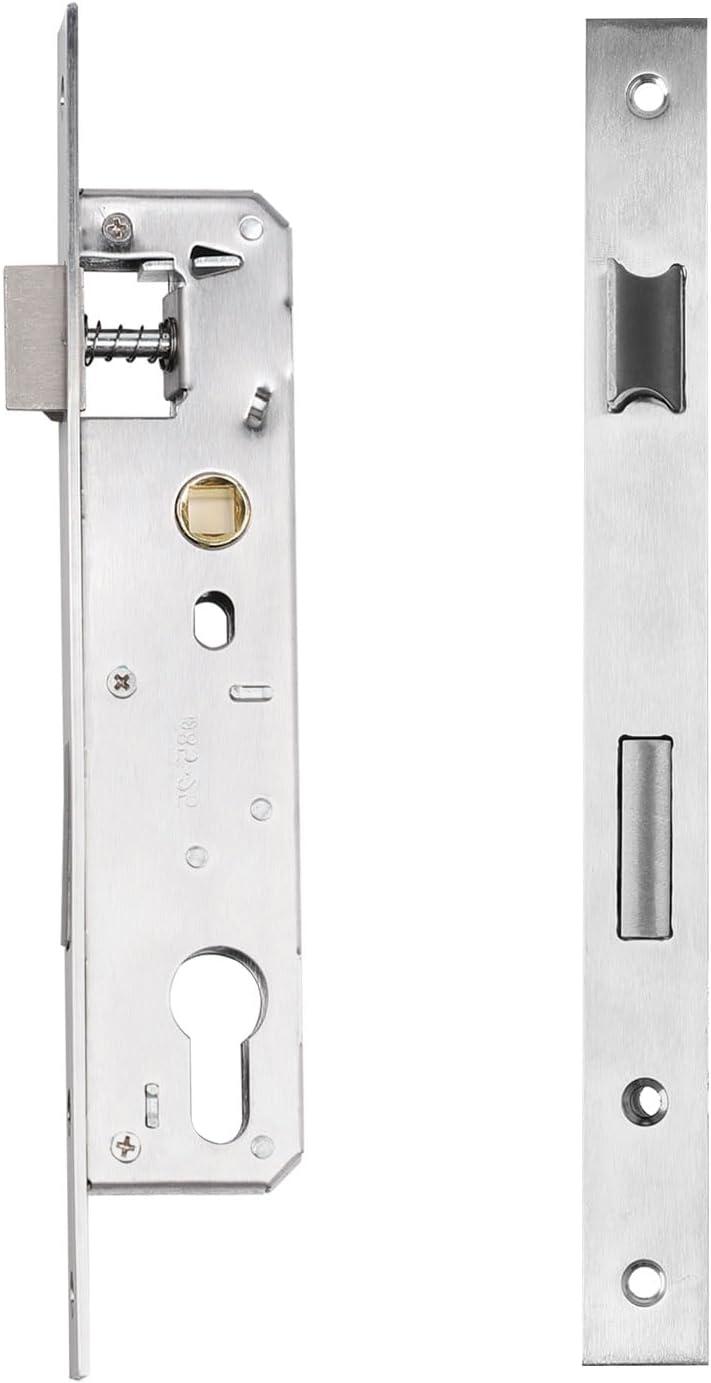 Edelstahl-einsteckschloss, 85 Mm Abstand, 25 Mm Abstand Zum Zylinder, Links/rechts, Einsteckschloss Für Metalltüren Und Gartentore