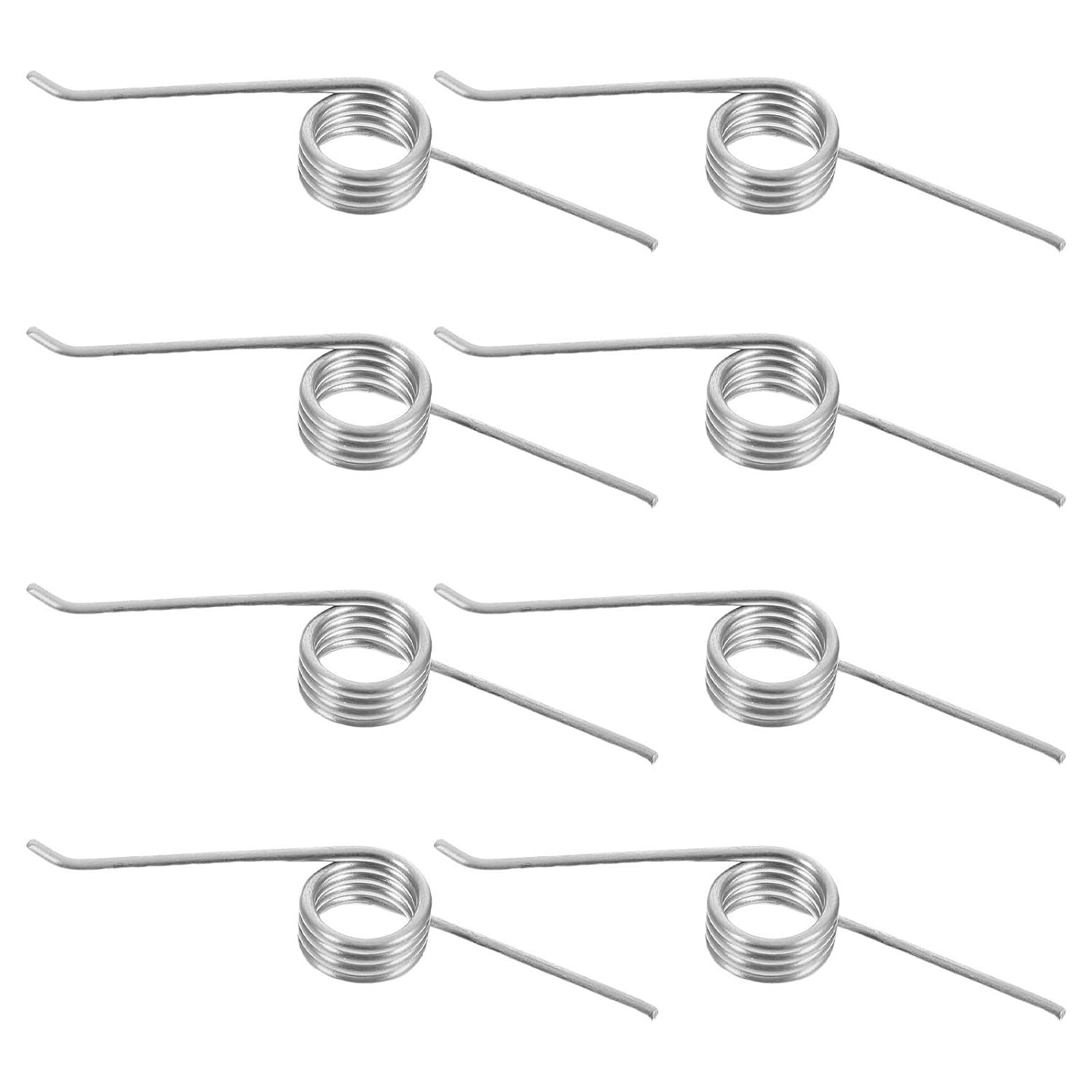 8-teiliges Set Edelstahl-torsionsfedern Für Mülltonnendeckel, Rückholfedern Für Mülltonnendeckel, Einfach Zu Montieren, Per Fußpedal Betätigt, Für Reparaturen Und Heimwerkerprojekte