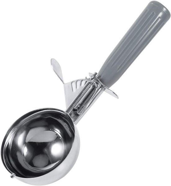 Eiskugelportionierer - Praktischer Fruchteisportionierer Aus Edelstahl Mit Kunststoffgriff, Küchenhelfer (farbe: Grau - 7,2 Cm)