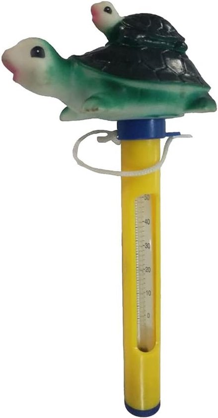 Robustes, Schwimmendes Poolthermometer Für Spa-temperaturmessung, Grün