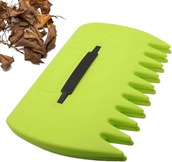 Handrechen Mit Laubgreifern – Gartenlaubgreifer – Rasenpflege – Leichtes Design – 29 Cm – Grün