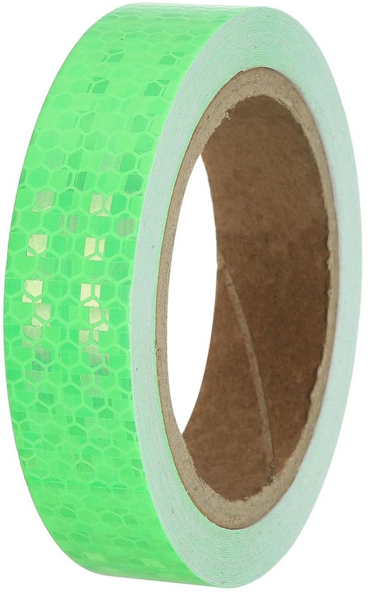 Reflektierendes Band 2 Cm X 10 M – Wasserdicht, Gut Sichtbar, Grün, Für Anhänger, Lkw, Fahrräder
