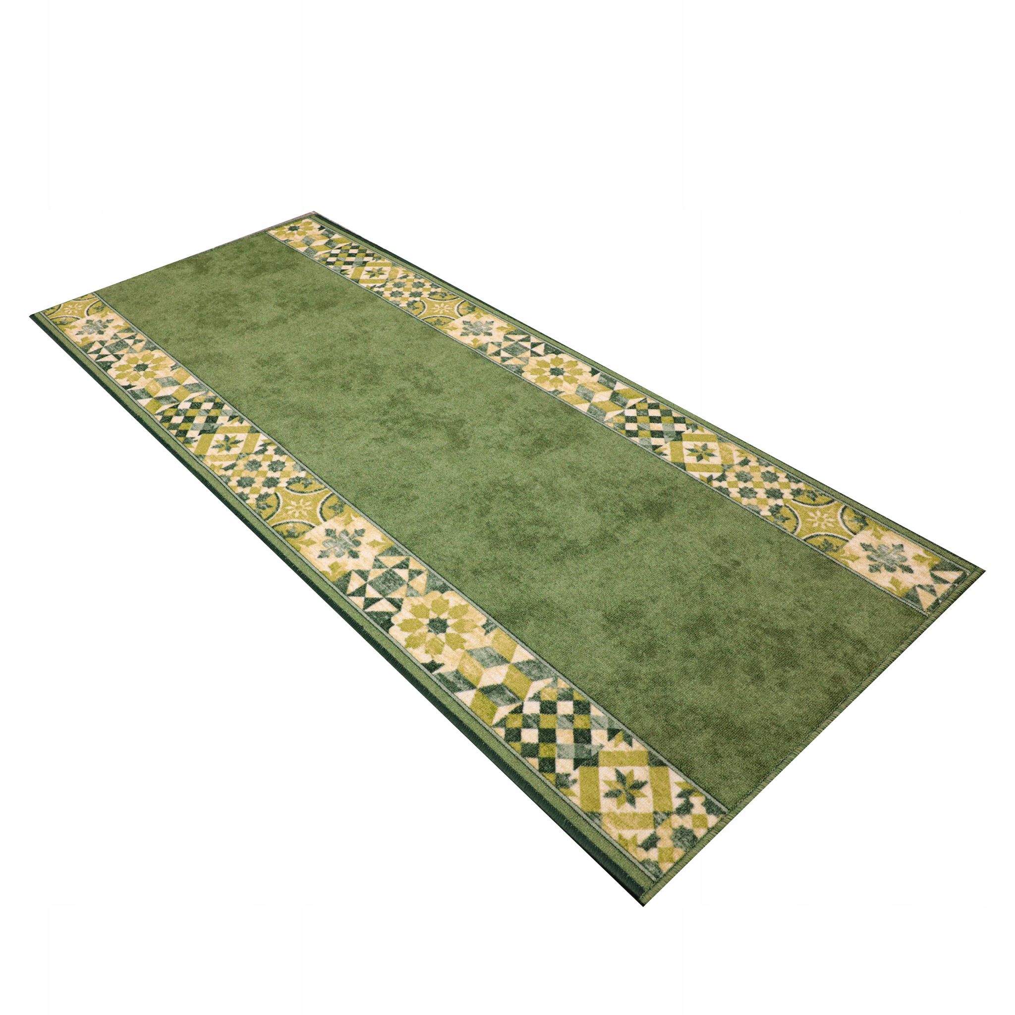 [7] Loma Green 80 X 130 Cm Gummierter Teppich D6993