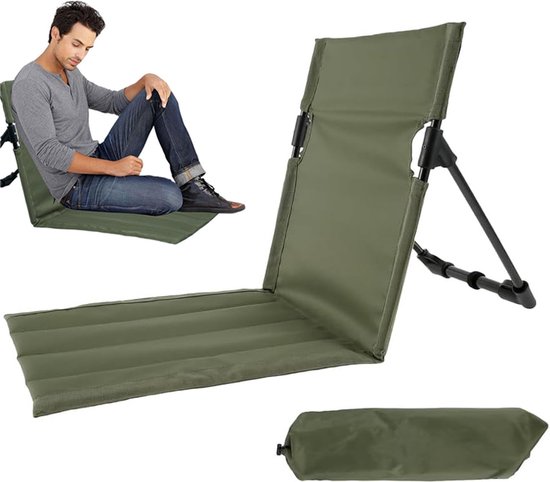 Strandmatte Faltbarer Strandstuhl Campingstuhl Strandmatte Mit Rückenlehne Outdoor Campingstuhl Zusammenklappbare Strandmatte Leicht Tragbare Son