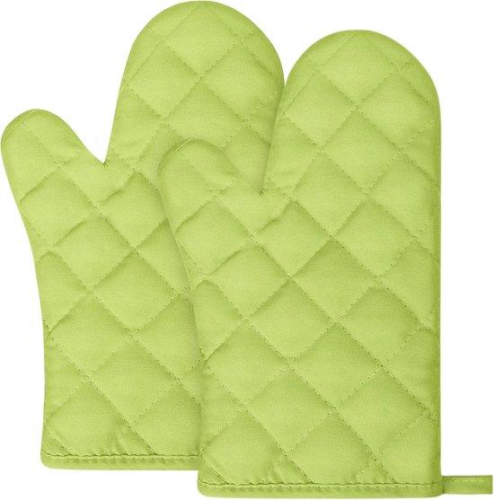 Hitzebeständige Und Rutschfeste Ofenhandschuhe In Grasgrün Mit Recycelter Füllung Ideal Für Grill Und Küche 1 Paar Für Sicheren Und Komfortablen
