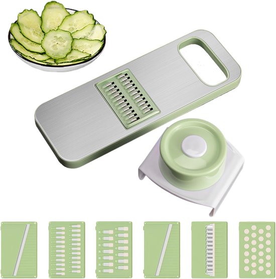Gurkenschneider – Küchenhelfer – Salatzubereitung – Magnetisches Design – 30 Cm Länge – Grün