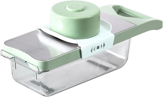 Gemüseschneider Für Die Küche – Praktischer Schneider – Mahlzeitenzubereitung – Multifunktionales Küchengerät – 32 Cm Länge – Grün