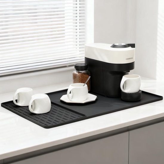 Kaffeemaschinenmatte Silikon-kaffeematten-set Silikonmatte Schutzmatte Für Kaffeemaschinen Druckschutz 61 X 41 Cm Hitzebeständig Umweltfreundlich