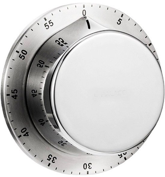 1 Stück Küchentimer Professioneller Küchentimer Mit Lautem Alarm Batterien Nicht Erforderlich Magnetischer Küchentimer Elegantes Edelstahlgehäuse 8