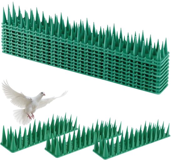 10-teiliges Set Taubenabwehrspitzen Aus Kunststoff – Vogelabwehrmittel Für Balkon, Dach Und Antenne