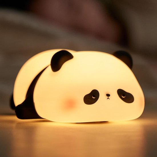Panda-nachtlicht Geeignet Für Kinder 3 Lichtmodi Dimmbar Mit Timer Touch-steuerung Silikon-nachtlicht Usb-aufladbar Niedliches Nachtlicht Ideal