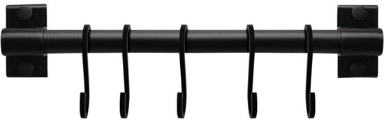 30 Cm Lange Küchenutensilien-hängestange Mit 5 Haken
