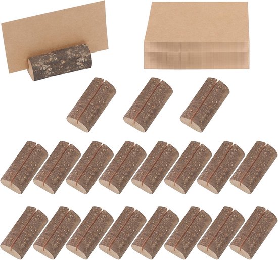 20er-pack Tischkartenhalter – Für Tischnummern, Namenskarten, Geburtstage, Hochzeiten, Tischschilder, Foto-/bild- Und Notizclips