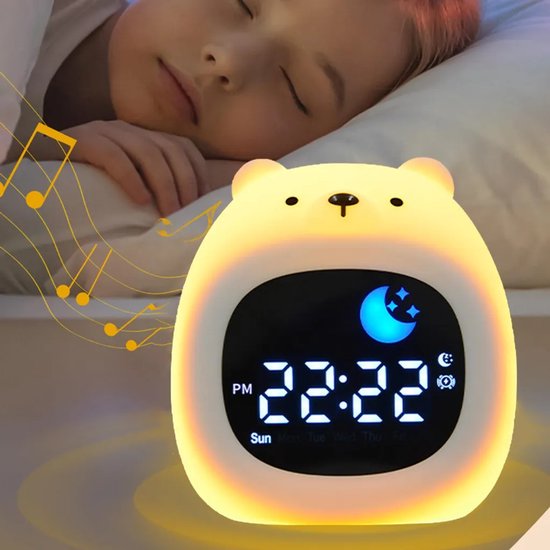 Niedliches Silikon-bären-nachtlicht, Led-farbwechsel, Usb-aufladbar, Timer, 8 Dimmbare Farben, Einschlafhilfe, Nachtlicht Fürs Schlafzimmer.