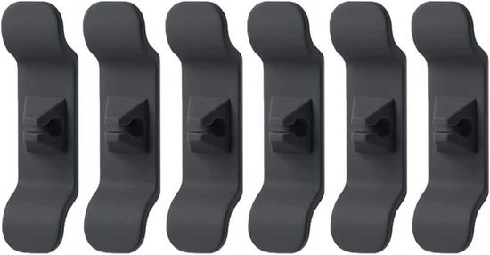 Kabelorganisator Für Haushaltsgeräte 6er-set Selbstklebende Kabelclips Kabelhalter Kabelführungen Kabelkürzer Kabelaufwickler Geeignet Für