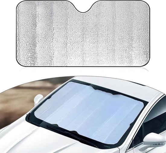 Sonnenschutz Fürs Auto Sonnenschutz Für Die Windschutzscheibe Aluminiumfolie Faltbar Sonnenschutz Fürs Auto Uv-schutz Geeignet Als Fürs Auto Für 140