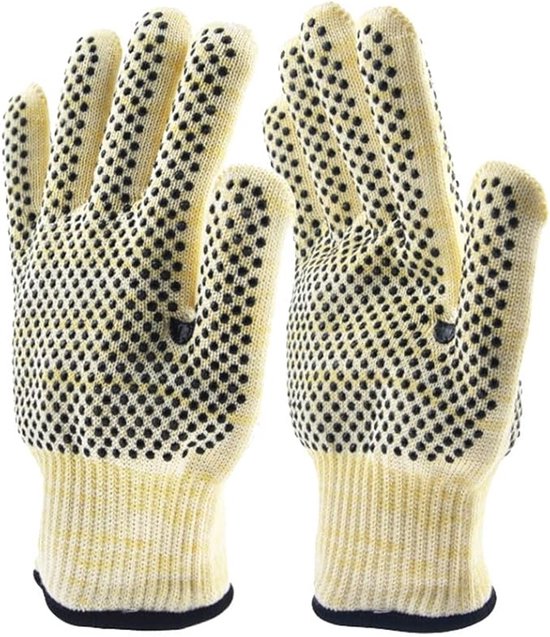 Nylon-arbeitshandschuhe – Durchstichfest, Wärmeisolierend, Gartenhandschuhe, Stoßfest, Atmungsaktiv Und Komfortabel, Länge 26 Cm