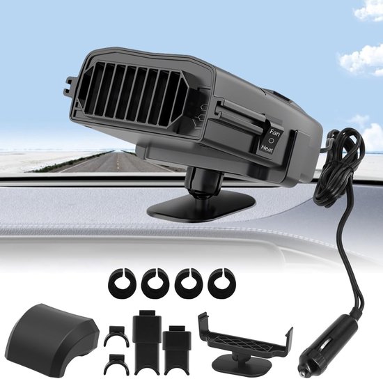 Autoheizung – Tragbar, 2-in-1-heizung, Enteisungsfunktion, 12 V, 150 W, Für Pkw/suv/transporter