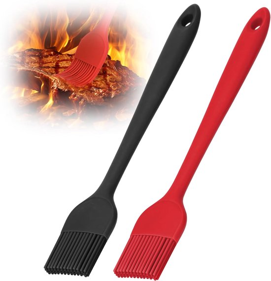 2-teiliges Küchenbürsten-set Bpa-freie Silikon-küchenbürste Antihaftbeschichteter Backpinsel Hitzebeständiger Lebensmittelpinsel Zum Backen Und