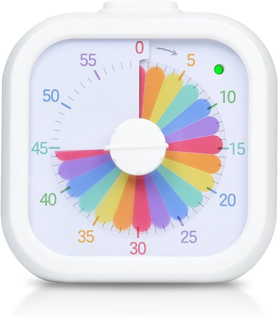 Kinderfreundlicher Timer 60-minuten-countdown-timer Geeignet Für Klassenzimmer Arbeitszimmer Büro Und Küche Geräuschloser Betrieb Timer Weiße 3