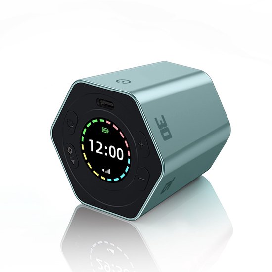 Tragbarer Timer Mit Schwerkraftsensor Und Rotationstimer-funktion (3/5/10/15/30 Minuten, Personalisierbar).