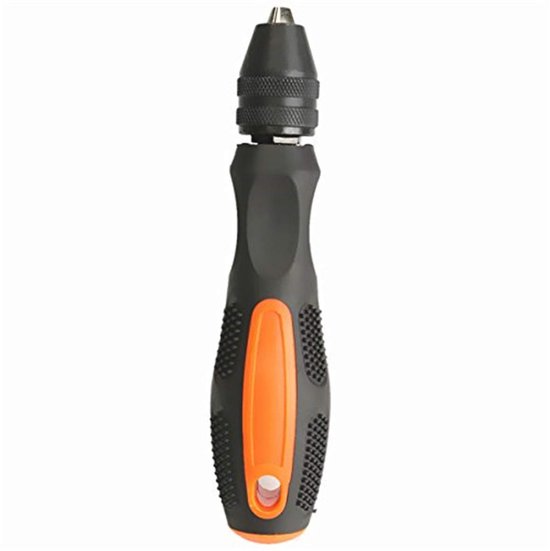 Mini-handbohrmaschine – Präzisionsbohrmaschine – Modellbau-hobby – Schnellspannfutter – Spannbereich 0,5–8 Mm – Schwarz-orange