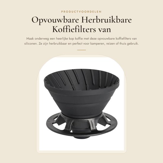 Dailygoods Wiederverwendbarer Kaffeefilter Faltbares Silikon Kompakt Für Unterwegs Temperaturbeständig Geeignet Für Zuhause Und Büro Platzsparend