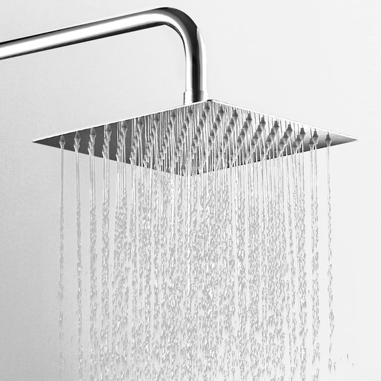 Wassersparender Regenduschkopf Quadratisch 30 Cm Duschsystem Mit Hohem Wasserdruck Hautfreundlicher Duschkopf Moderne Regendusche Wassersparender